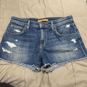 Joe’s Jeans jesenia shorts cutoffs size 28